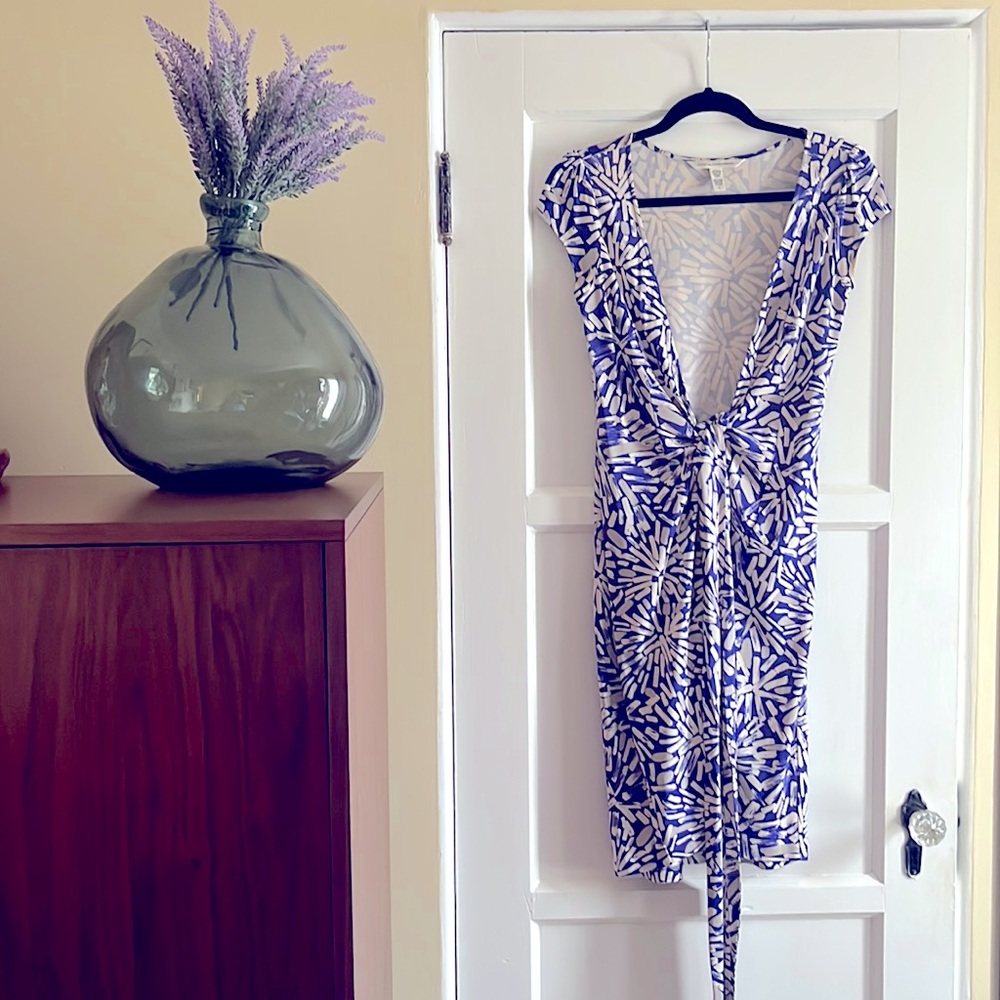 DVF Vintage Silk Knee-Length Dress
